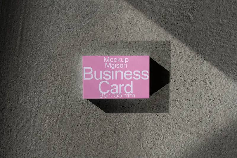 Business Card BC F04 Mockup