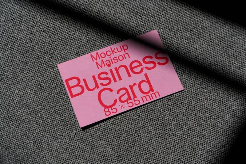 Business Card BC E01 Mockup