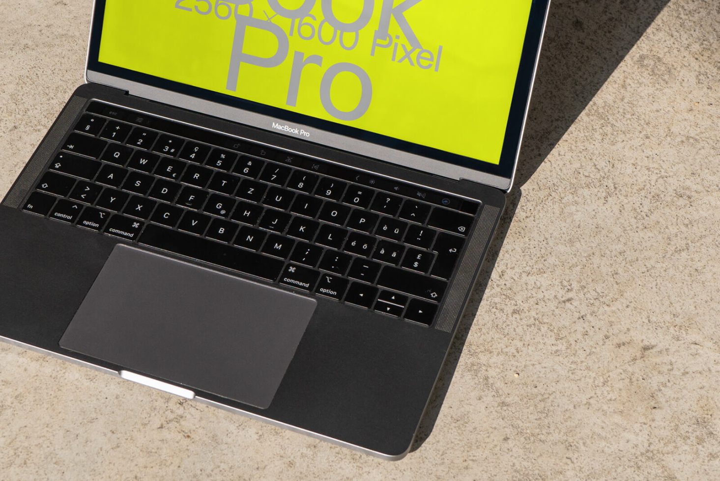 MacBook Pro E01 Mockup preview 2