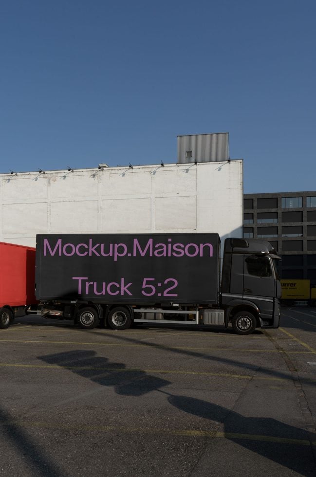Truck TK F04 Mockup