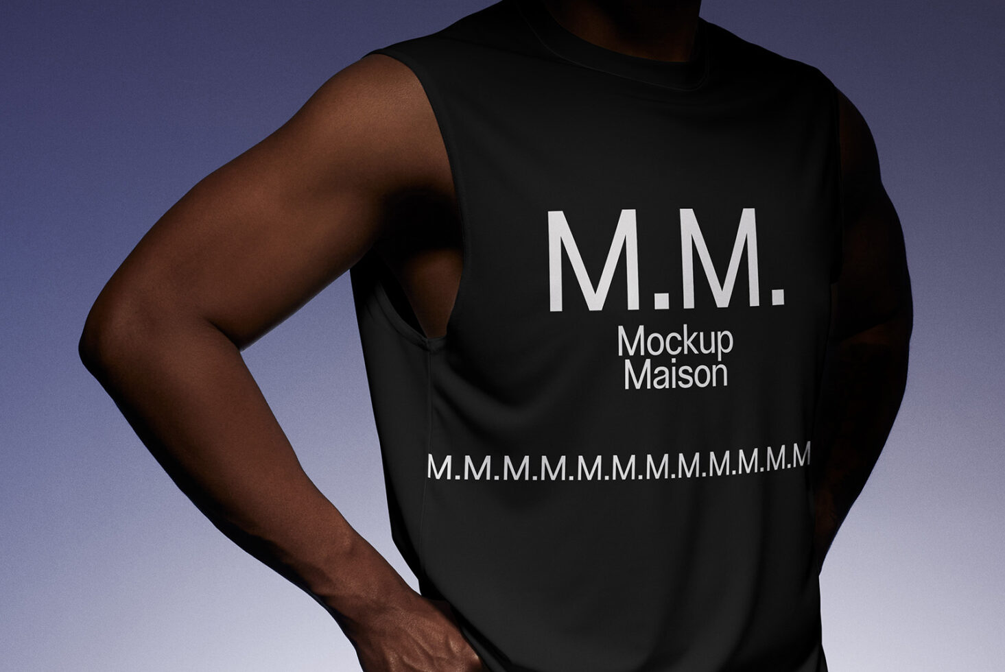 Sleeveless Shirt Mockup AP FDS 02 preview 2