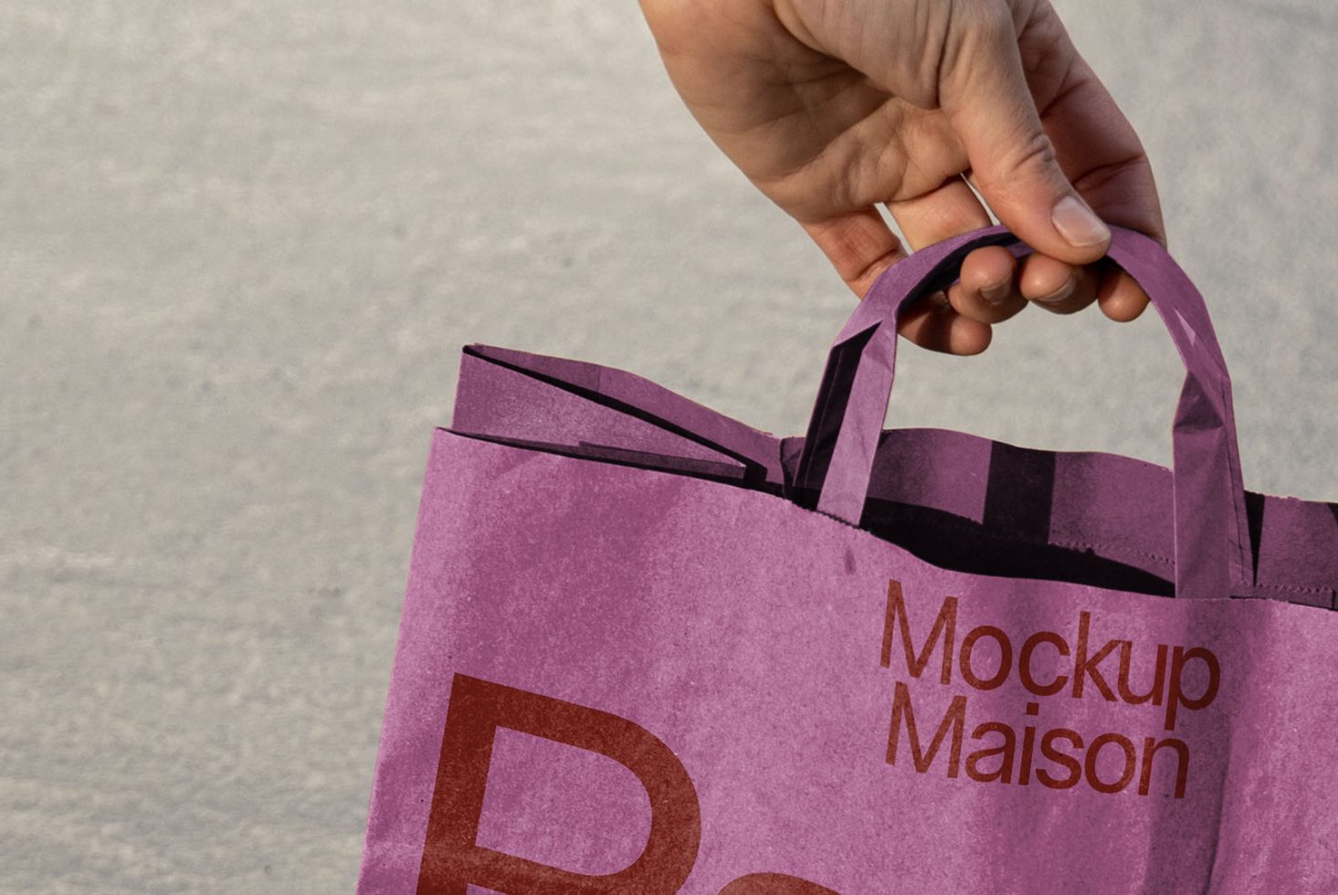 Paper Bag BG F05 Mockup preview 2