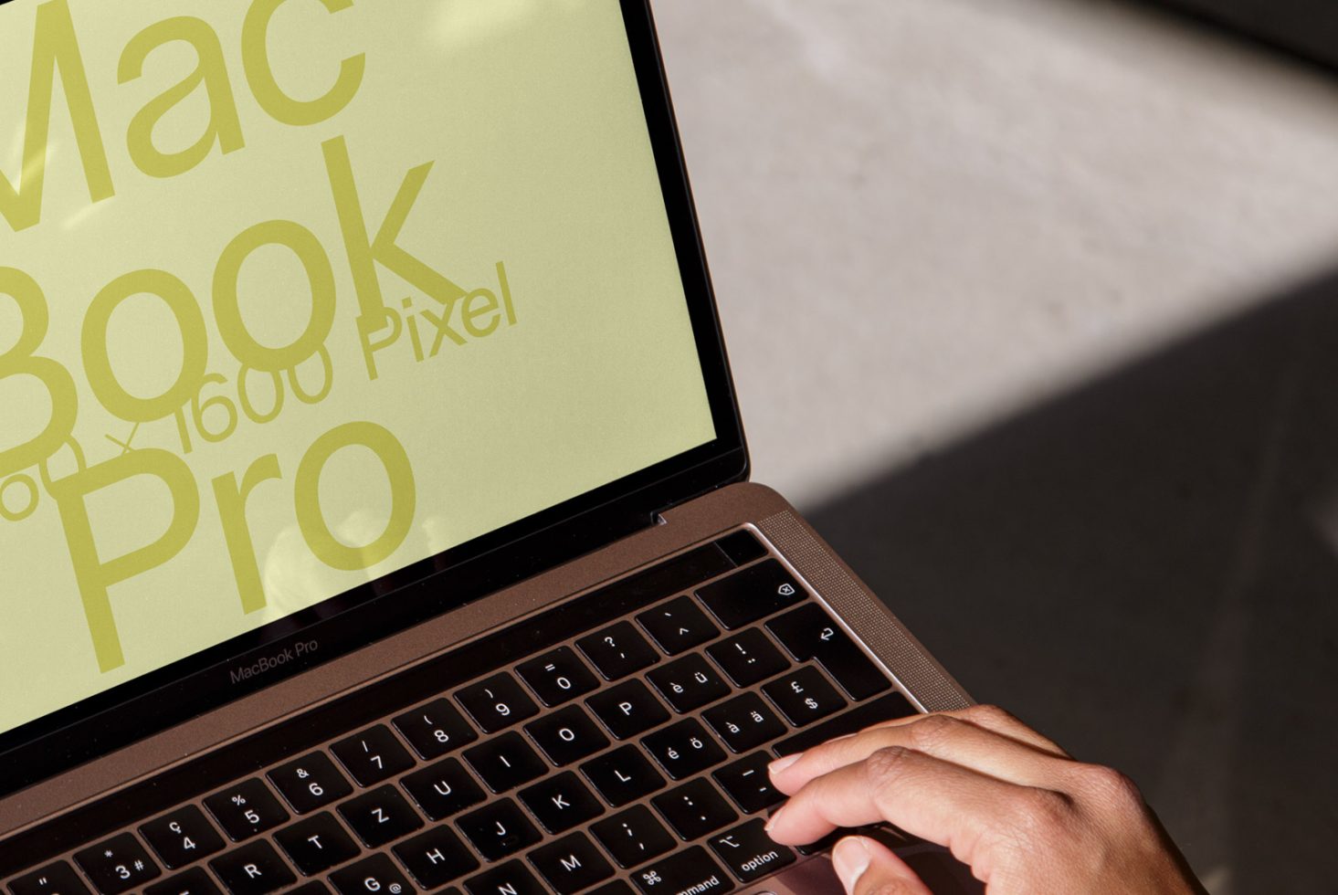 MacBook Pro E02 Mockup preview 2