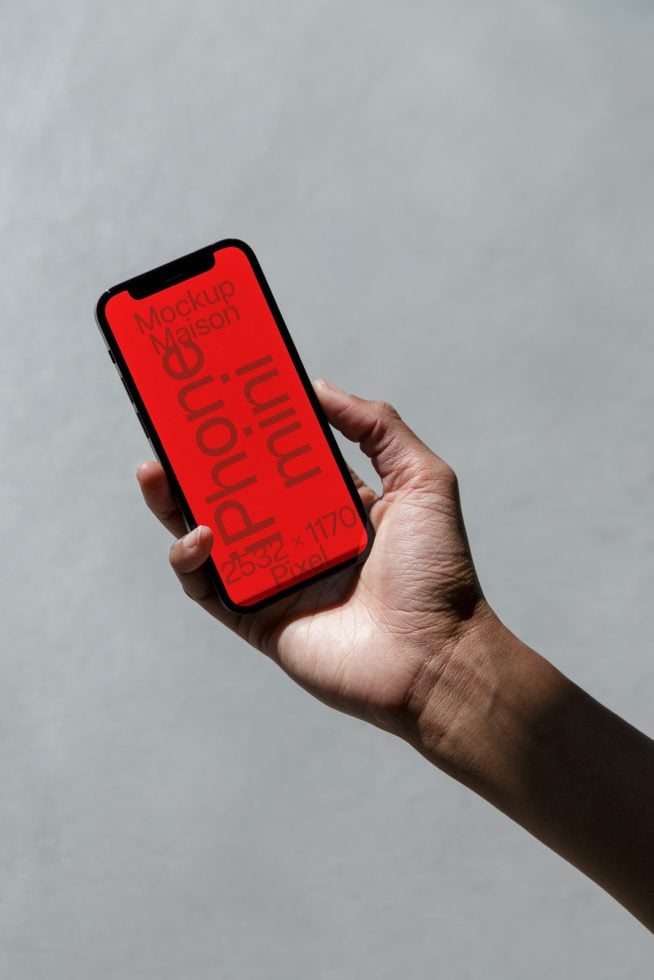 iPhone 12 Mini E15 Mockup
