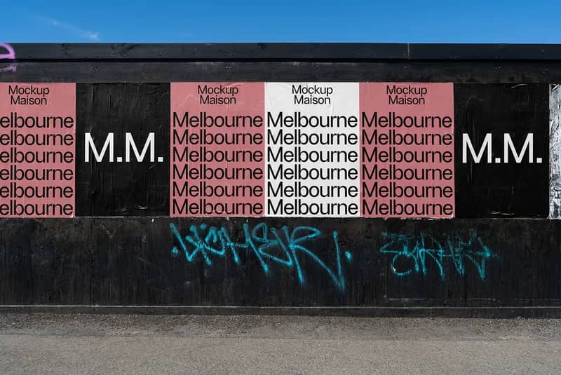Urban Poster Mockup UP MEL 31