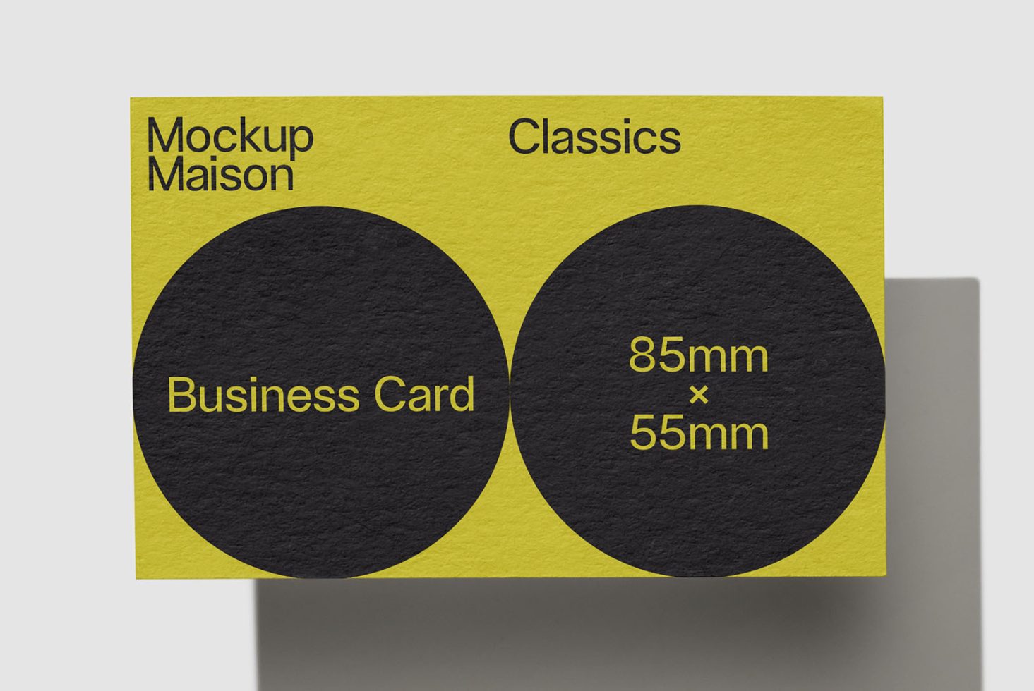 Business Card Classics 105 Mockup preview 2