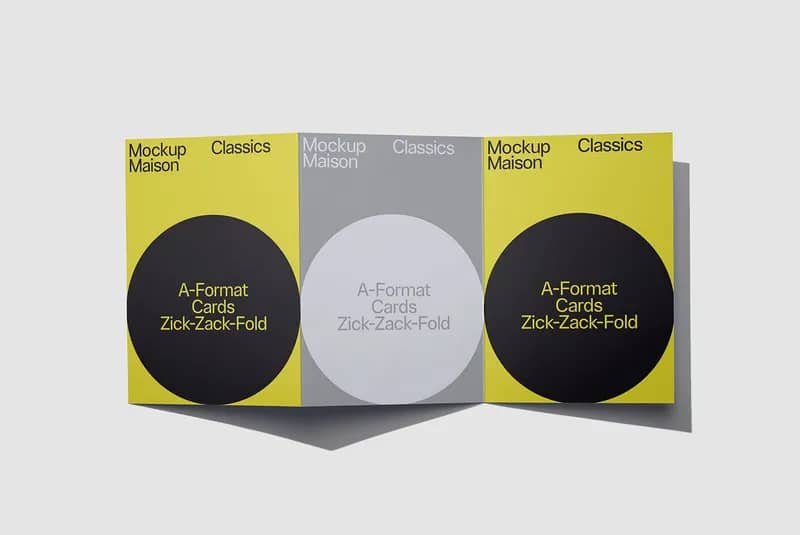 Folded Card Classics 106 Mockup