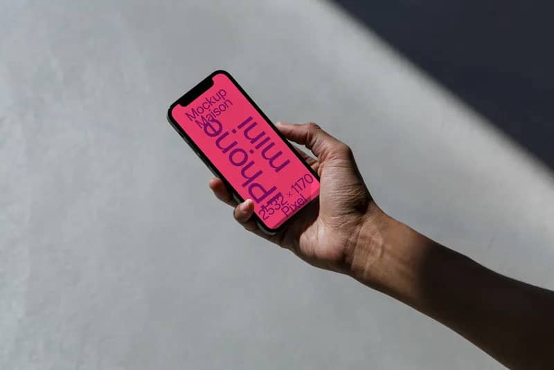 iPhone 12 Mini E14 Mockup