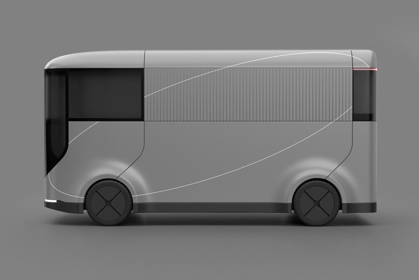 Electric Van 01 Standard Mockup