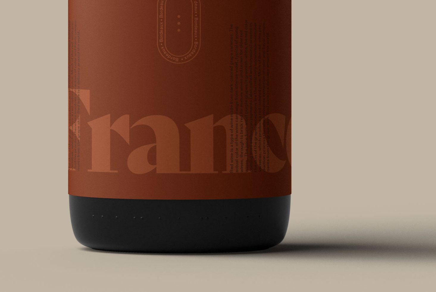 Wine Bottle 01 Standard Mockup preview 3