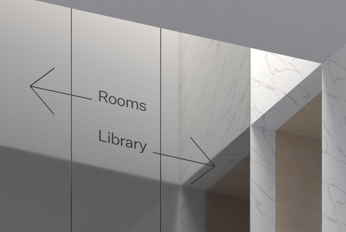 Wall Sign 01 Standard Mockup